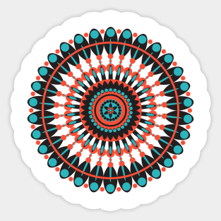 Inspirational MANDALA T-SHIRT MANDALA 19 Sticker